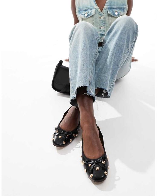 ASOS Blue Lullaby Studded Ballet