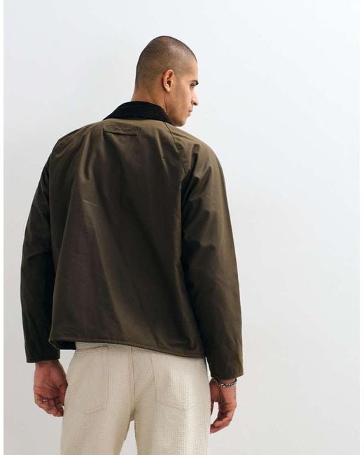 Barbour Brown Icons Transport Wax Jacket for men