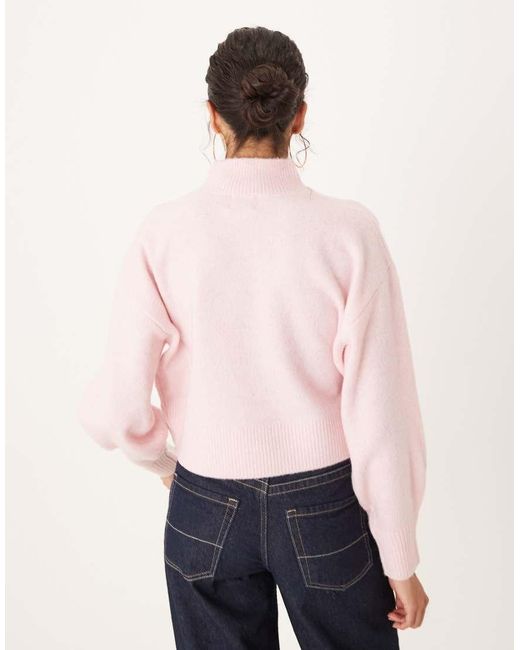 ASOS Pink High Neck Jumper