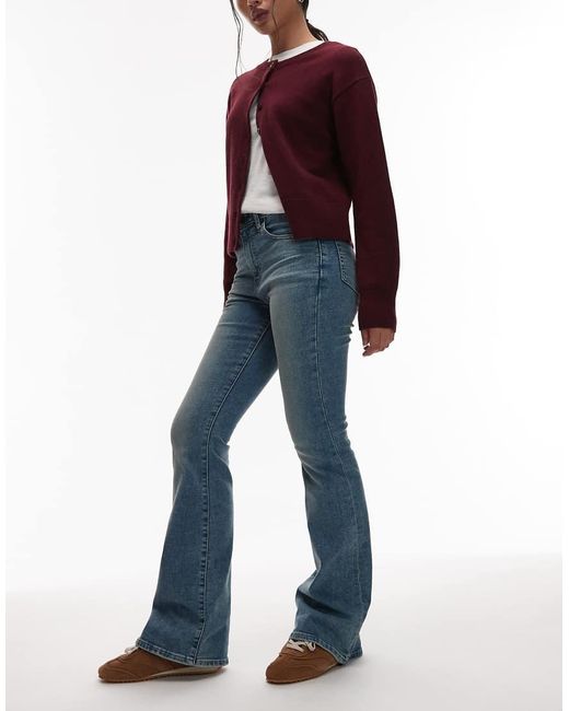 Levi's Blue 726 Flare High Rise Jeans