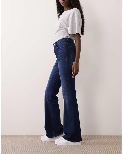 GOOD AMERICAN Blue Classic Bootcut Jeans