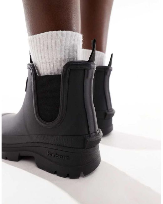 Barbour Black Nimbus Chunky Wellington Boots