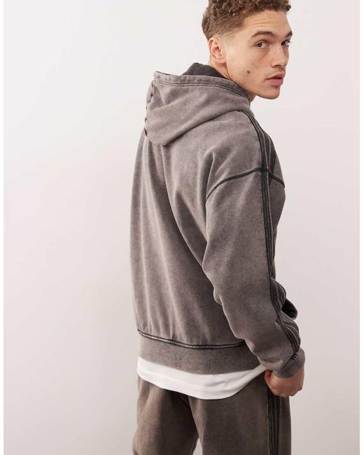 Sudadera Negra Con Capucha Premium Essentials De Adidas Originals de hombre de color Gray