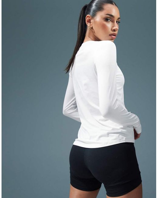 4505 Gray Icon Active Quick Dry Long Sleeve Running Top
