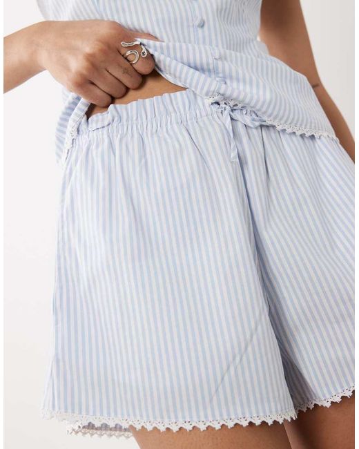 WeWoreWhat White Paperbag Short Mix And Match Co-Ord