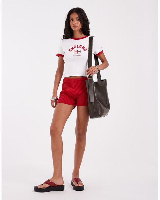 Levi's Red England Mini Ringer T-Shirt