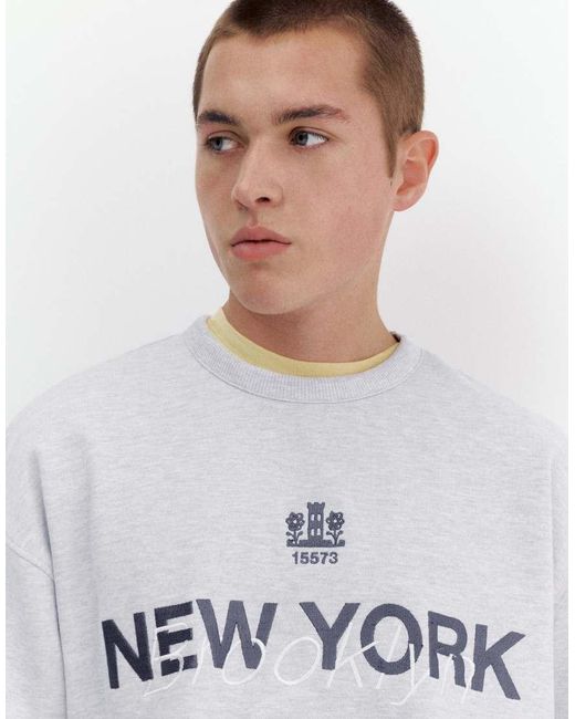 Pull&Bear New York in het White voor heren