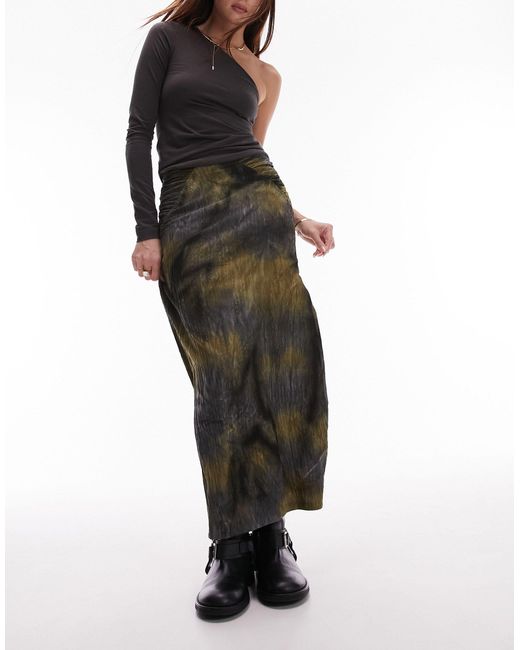 Silk midi skirt clearance topshop