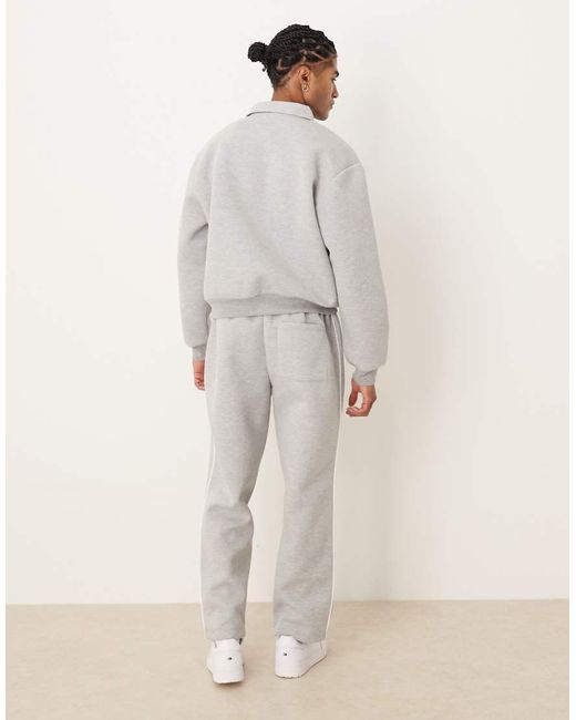 ASOS Gray Heavyweight Oversized jogger for men
