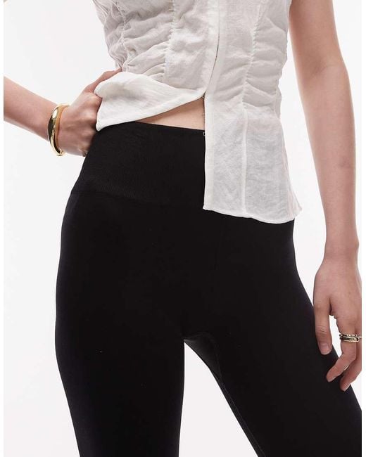 Leggings Capri Negros De Tejido Supersuave De ARKET de color White