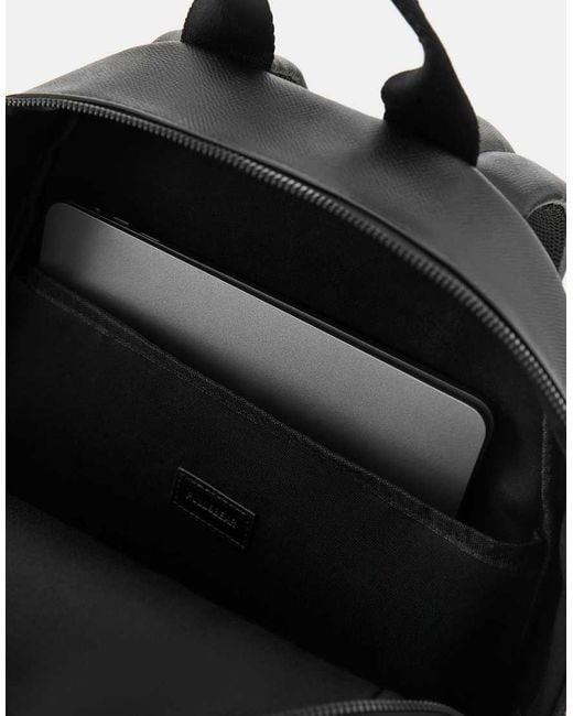 Pull&Bear Black Rigid Backpack for men