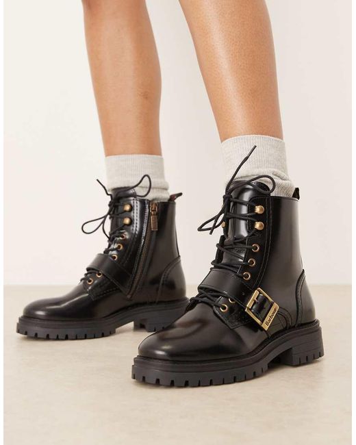 Barbour Natural Ouseburne Lace Up Boot