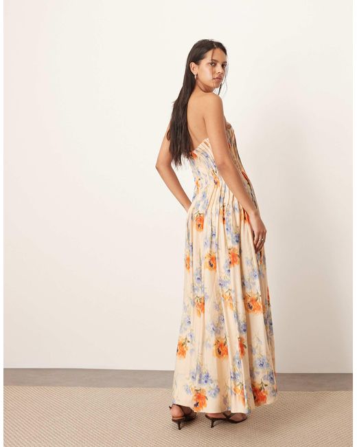 ARRANGE Natural – organdy – trägerloses midikleid