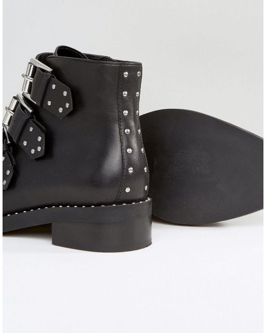 asos flat ankle boots