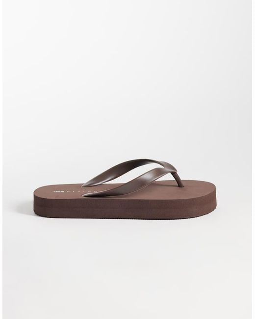 ASOS Brown Flavio Flip Flop