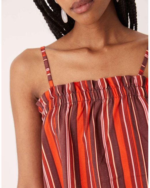 ASOS Red Trapeze Cami Top