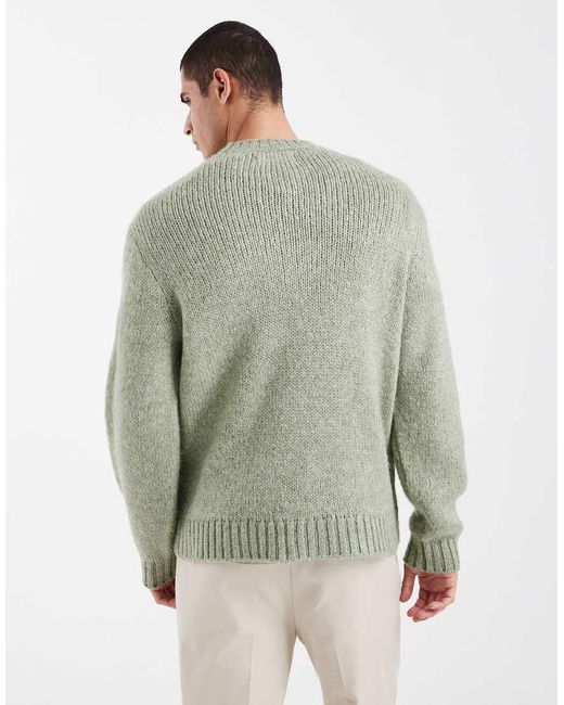 Jack & Jones Green Oversized Jumper for men