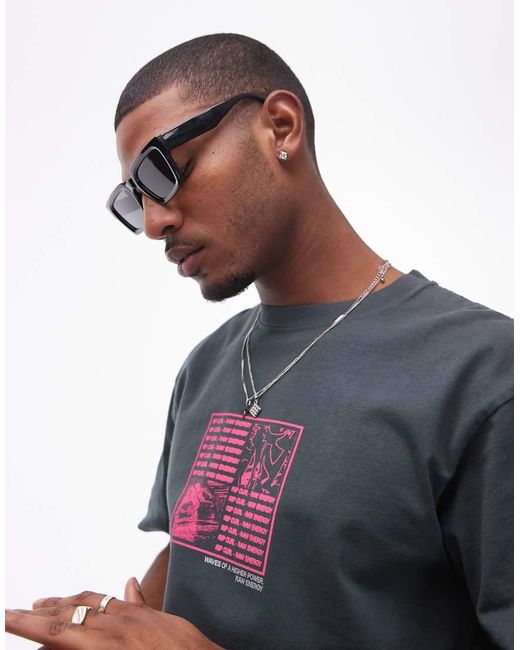 Rip Curl Blue Raw Energy Zine T Shirt for men