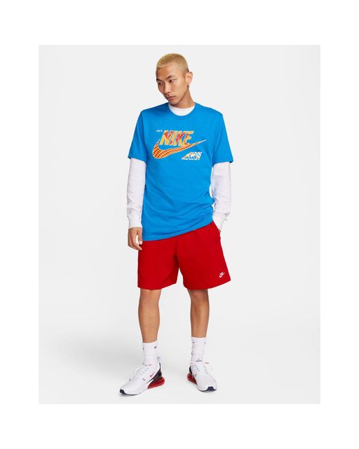 Nike Blue Sole Rally T-shirt for men