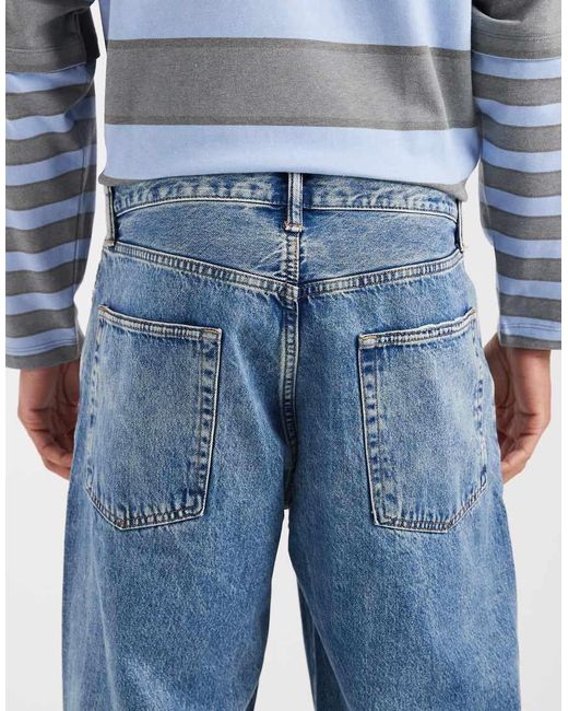 Gap Blue Super Baggy Jeans for men