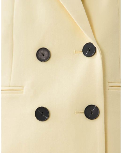 Y.A.S Natural Tailored Double Breasted Blazer Co-ord