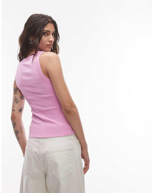 Tommy Hilfiger Pink Gradient Flag Tank