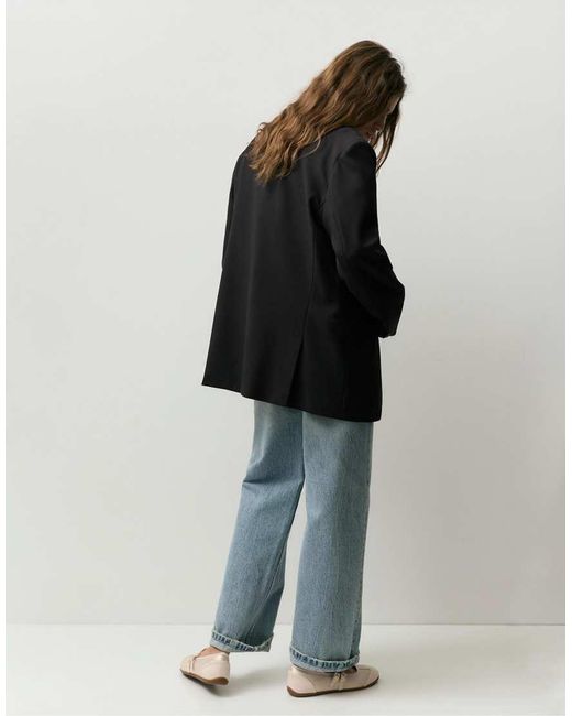Pull&Bear Black Oversize Blazer