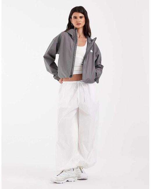 The North Face Gray Quest Dryvent Mono Cropped Jacket