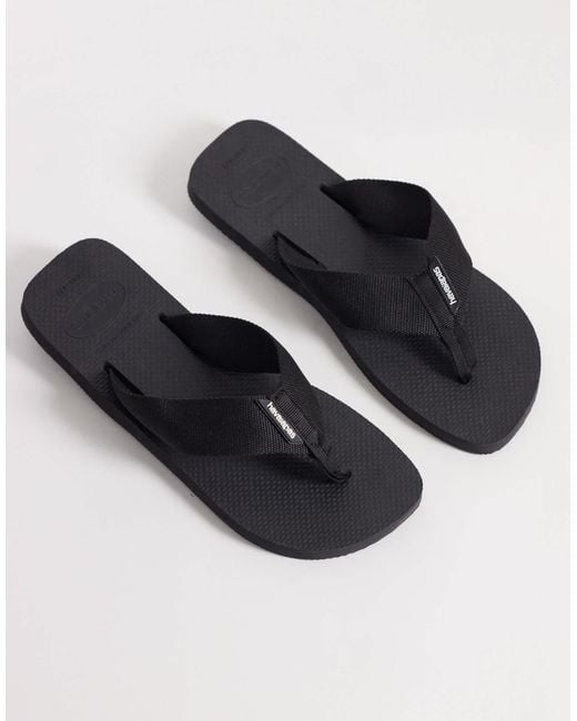Havaianas Black Urban Basics Flip Flops for men