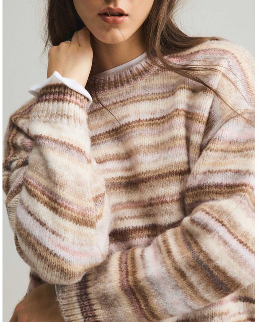 Pull&Bear Multicolor – gestreifter pullover