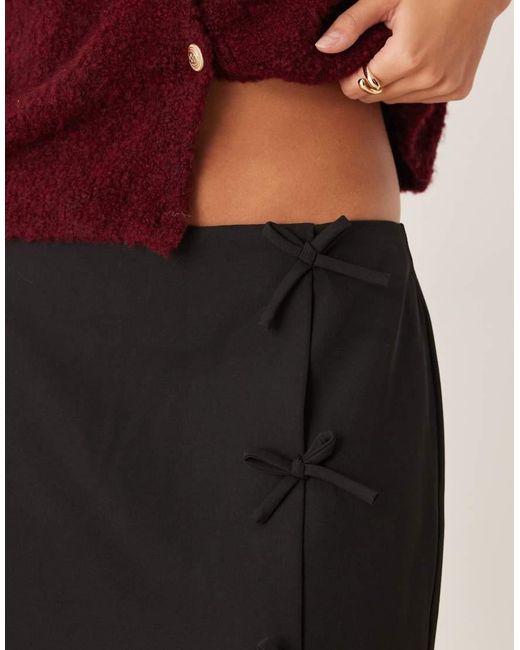 Collective The Label Black A-Line Mini Skirt