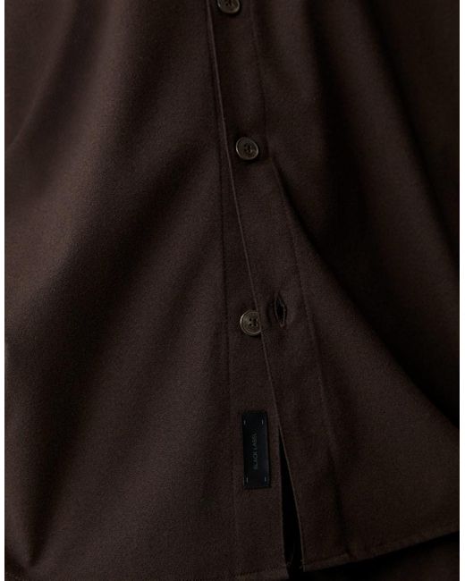 Camicia di Pull&Bear in Black da Uomo