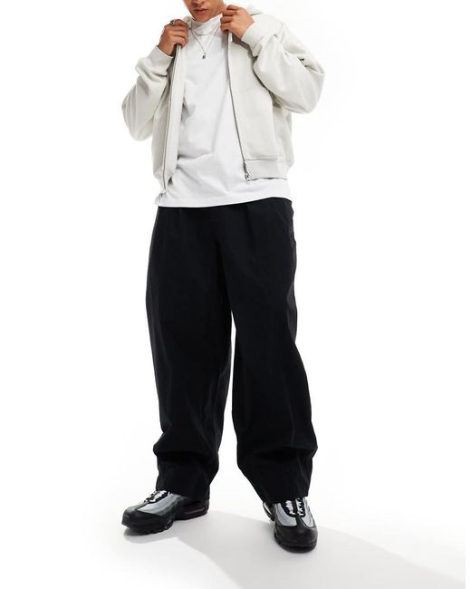 Nike White Club Woven Balloon Trousers for men
