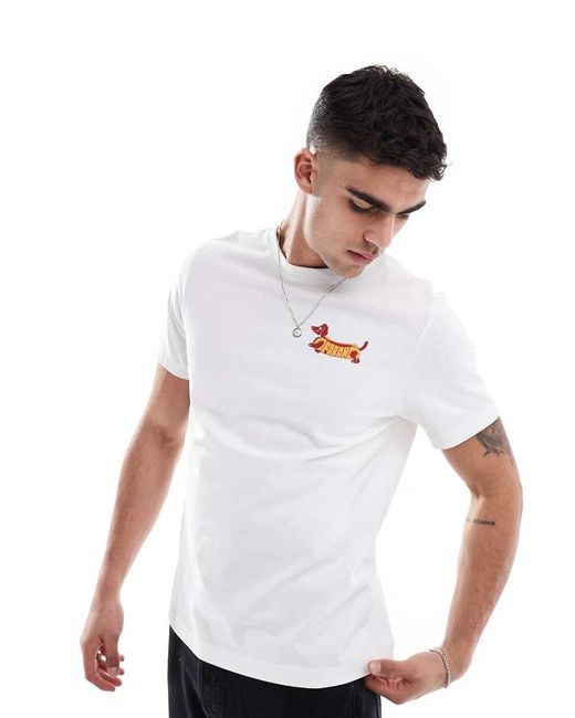 Farah White Devon T-shirt for men