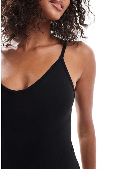 Spanx Black Sculpt Seamless Power Thong Bodysuit