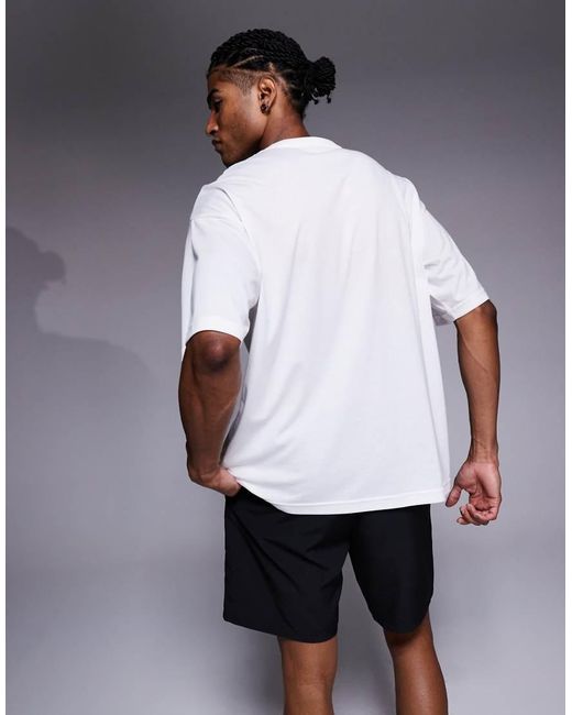 PUMA White Graphic Oversized Training T-Shirt for men