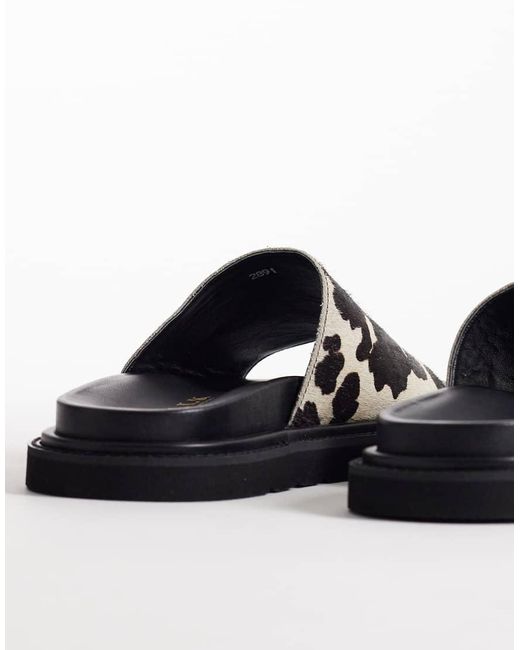 Walk London Black Holly Slider