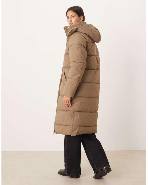 Jdy Natural Longline Padded Coat