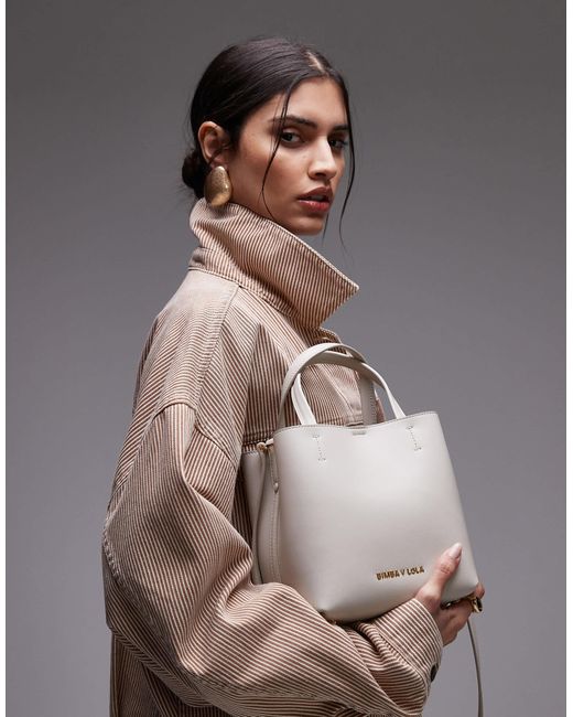 Bimba Y Lola Brown – chihuahua – kleine handtasche aus leder