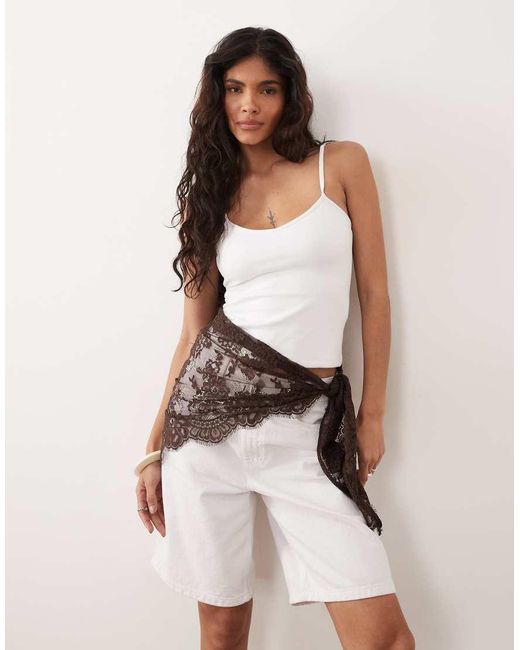 Sciarpa di Gina Tricot in Brown