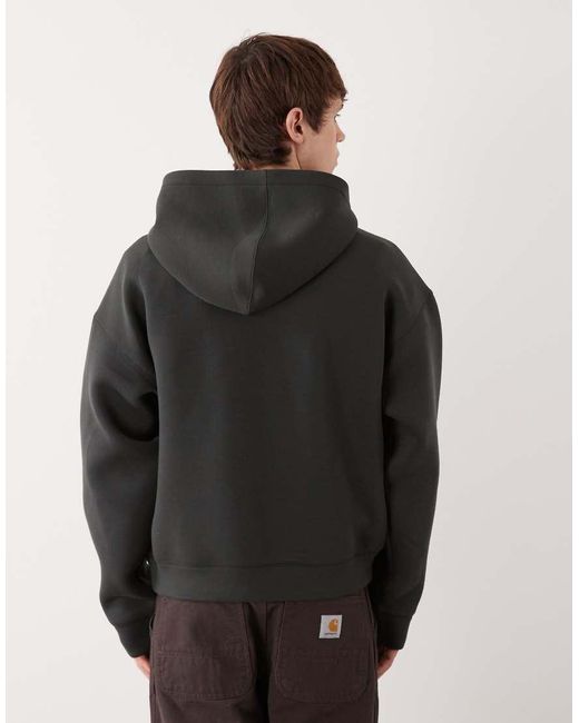 Weekday Gray Scuba-style Fabric Hoodie for men