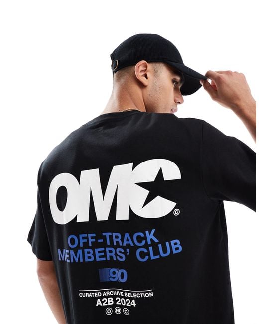 Jack & Jones Blue Oversized T-shirt With Project Core Print for men
