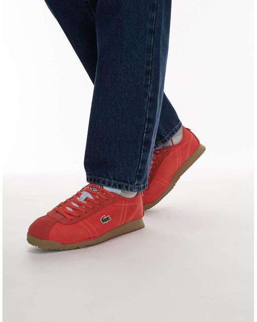 Lacoste Blue Club Low Mesh Trainers for men