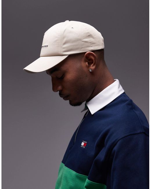 Tommy Hilfiger Blue Linear Logo Cap for men