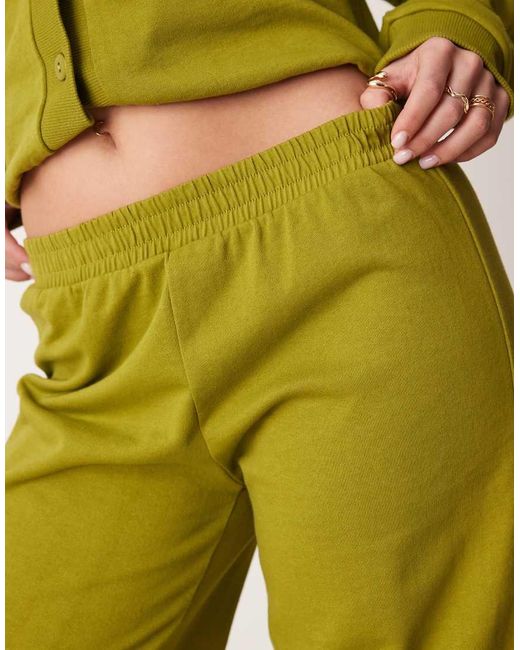 ASOS Joggingbroek Met Wijde Pijpen in het Yellow
