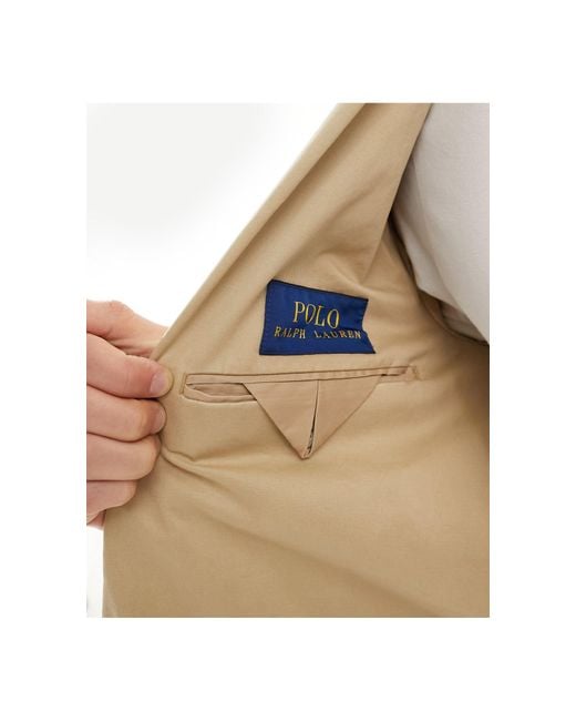 Polo Ralph Lauren Natural Tailored 2 Button Stretch Chino Sportscoat for men