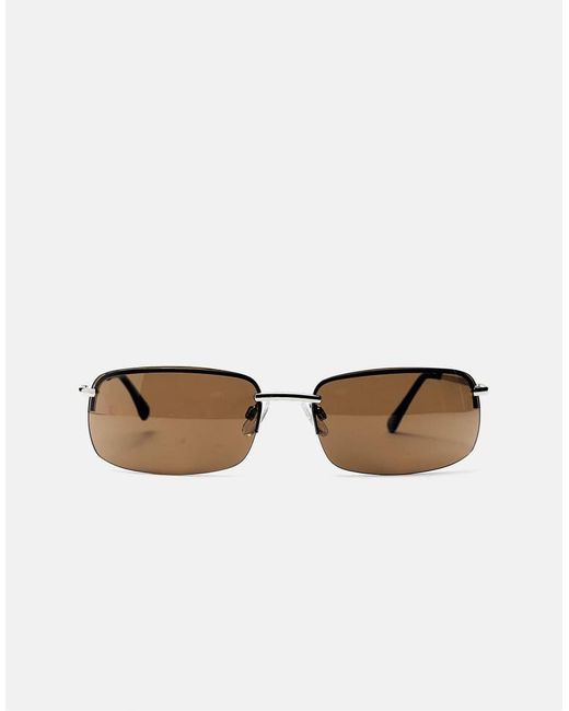 Pull&Bear White Lens Sunglasses