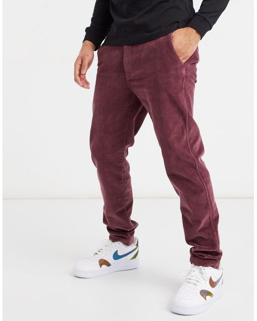 Xx - pantalon chino en velours côtelé - sassafras Levi's pour homme en coloris Brown