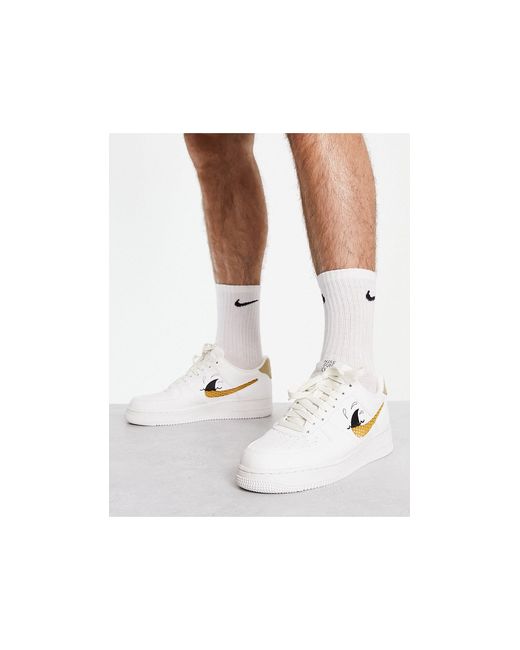 Nike Rubber Air Force 1 '07 Lv8 Nn Sneakers in White for Men | Lyst