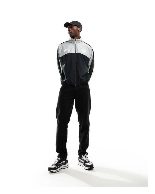 Nike Basketball Black Starting 5 Woven Panel Jacket for men